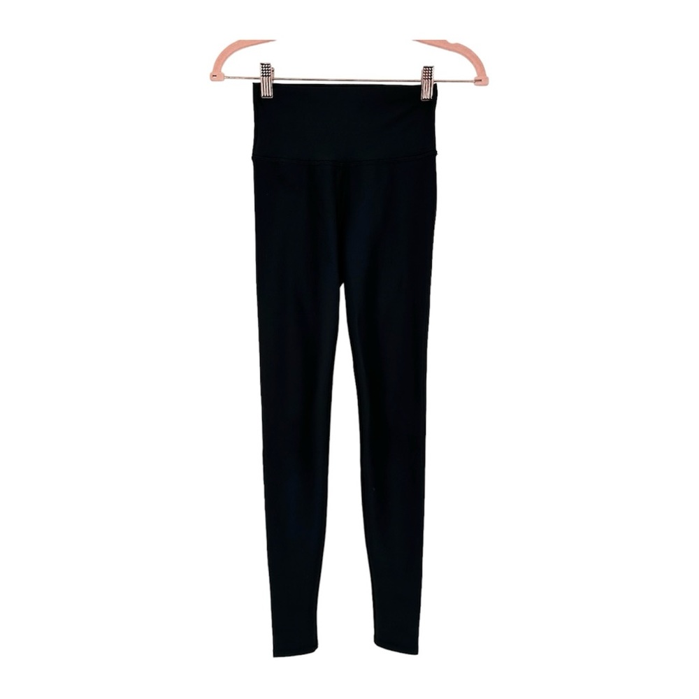 Carbon38 Leggings Womens Small Black Solid Neutral Athleisure Active Wear